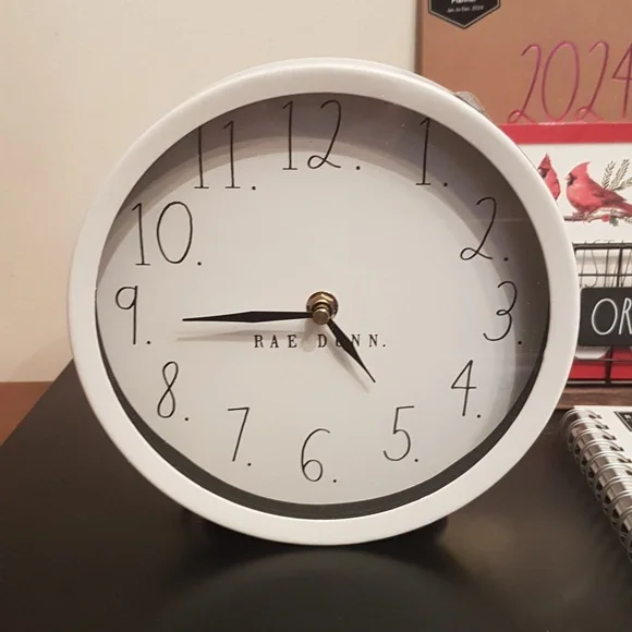 Rae Dunn Clock - Picture 3 of 6